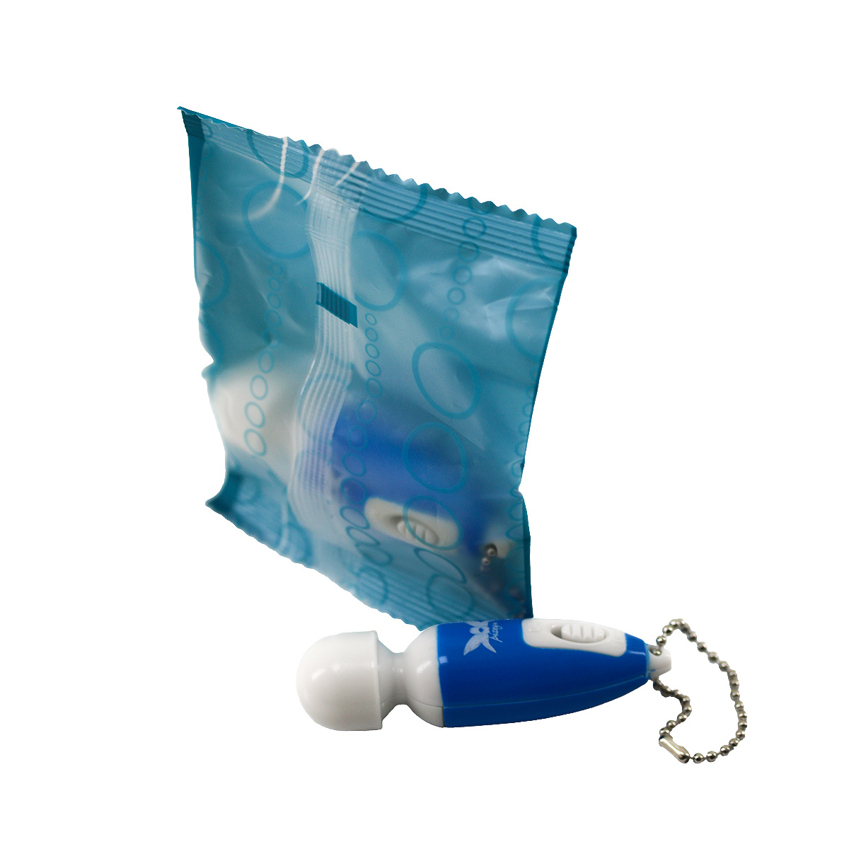 Mini Pixey Sleutelhanger Blauw – Stijlvol & Praktisch 7 cm