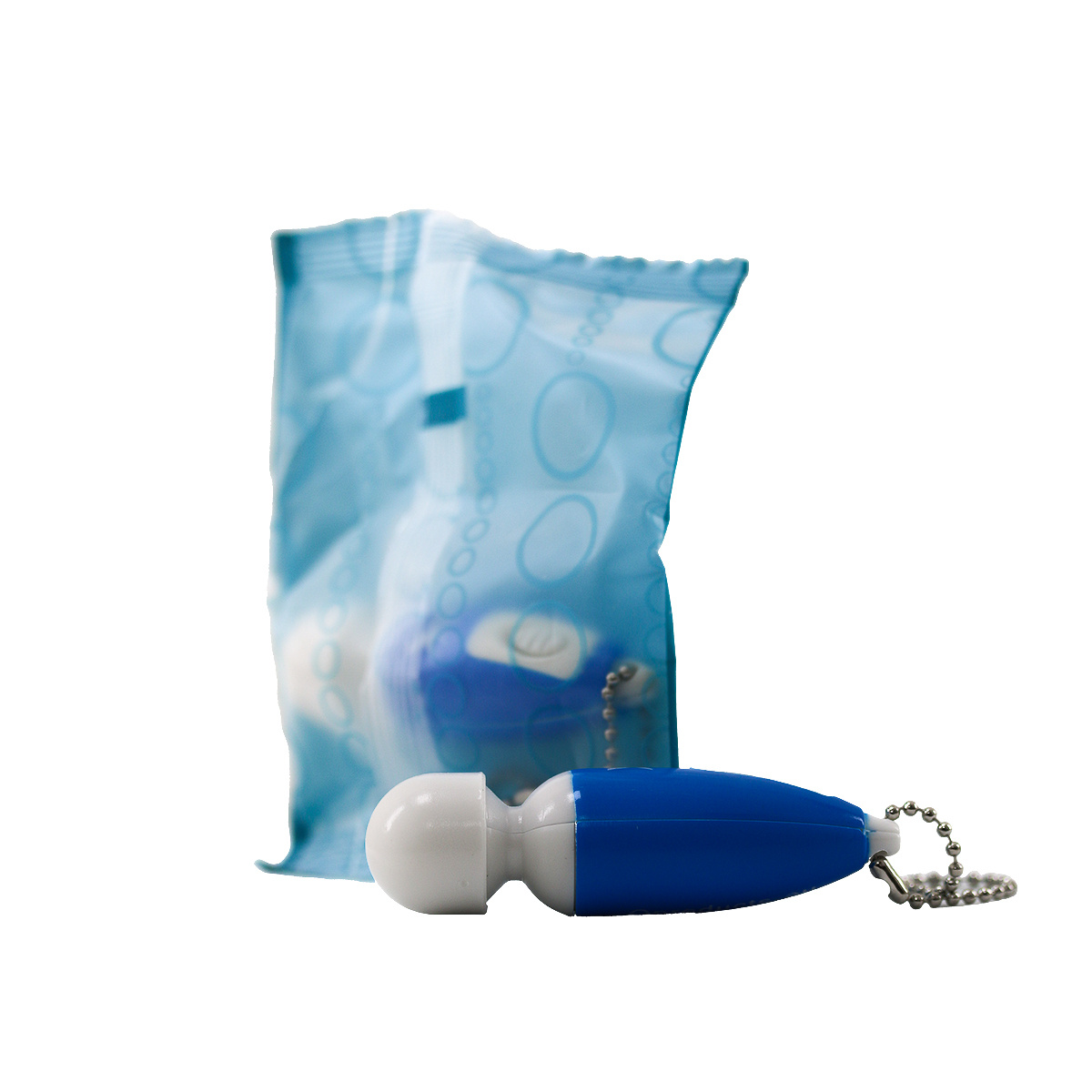 Mini Pixey Sleutelhanger Blauw – Stijlvol & Praktisch 7 cm