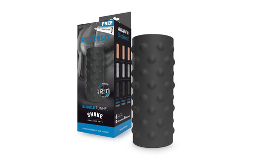 The Bubble Masturbator Black – Reversible Sensation & Comfort