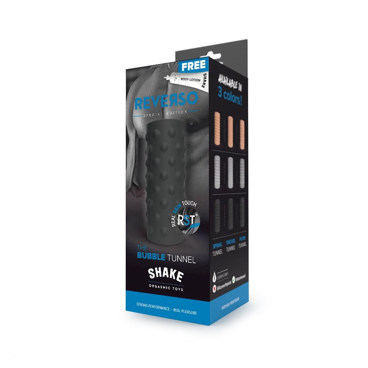 De Bubble Masturbator Black – Omkeerbare Sensatie & Comfort