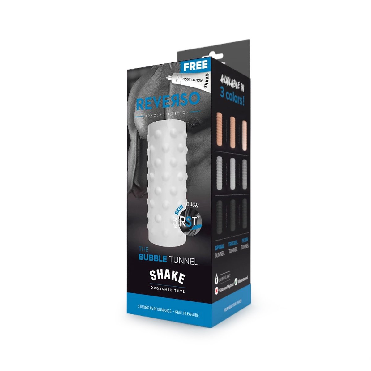 Bubble Masturbator Clear 14.5 cm – Reversible Penis Sleeve