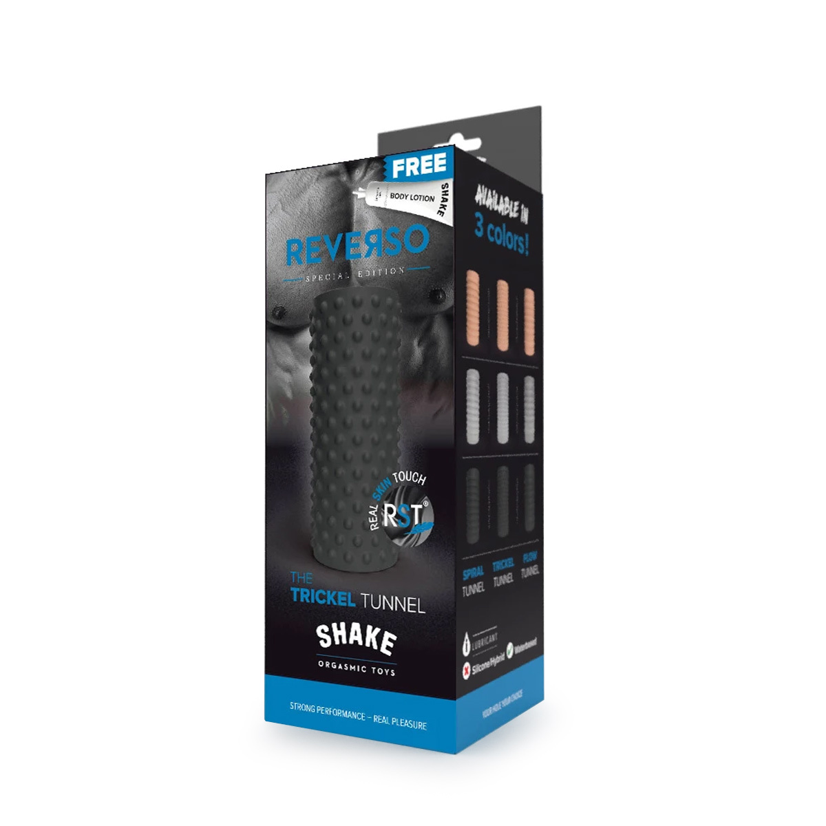 Trickel Black Masturbator – Reversible, Comfortable & Intense