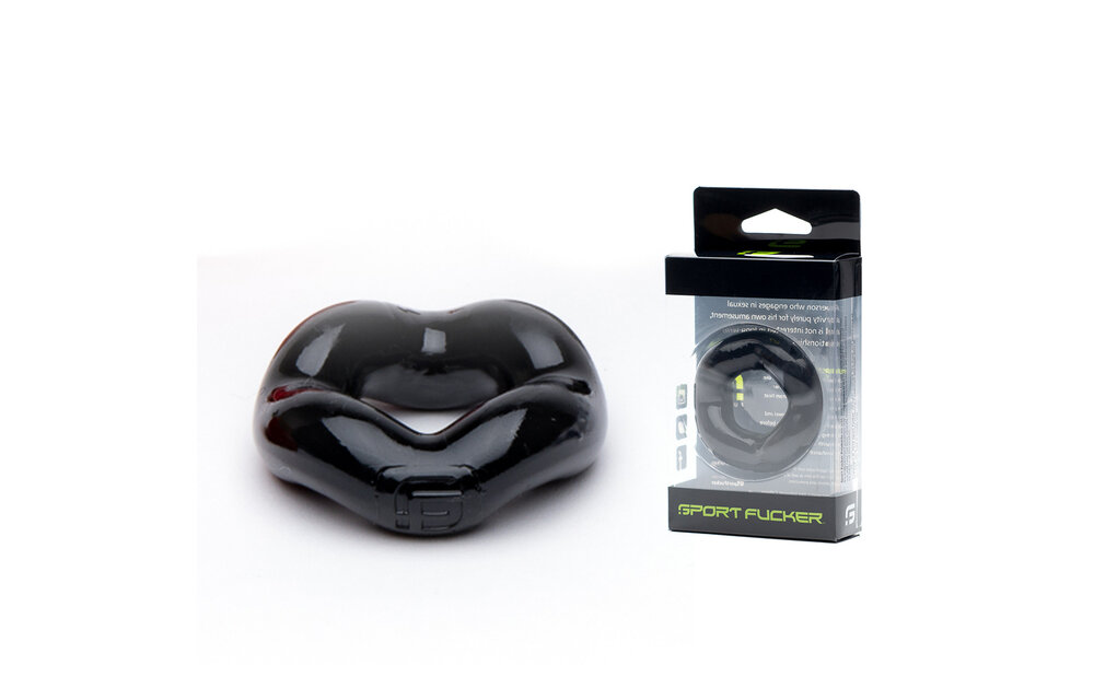 Revolution Ring Zwart - Flexibele Cockring & Ballstretcher