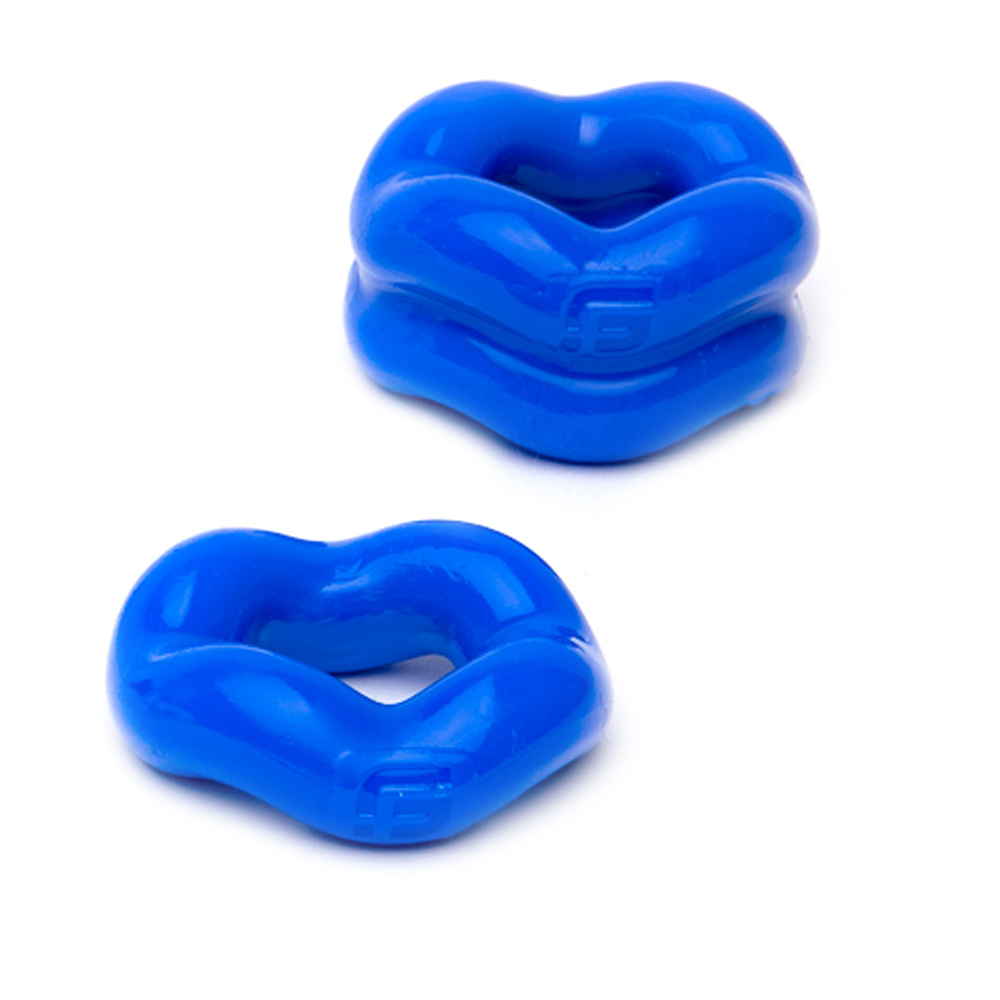 Revolution Ring Combo Set Blau – Cockring & Ballstretcher</assistant