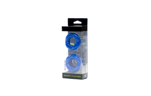 Revolution Ring Combo Set Blue – Cock Ring & Ball Stretcher