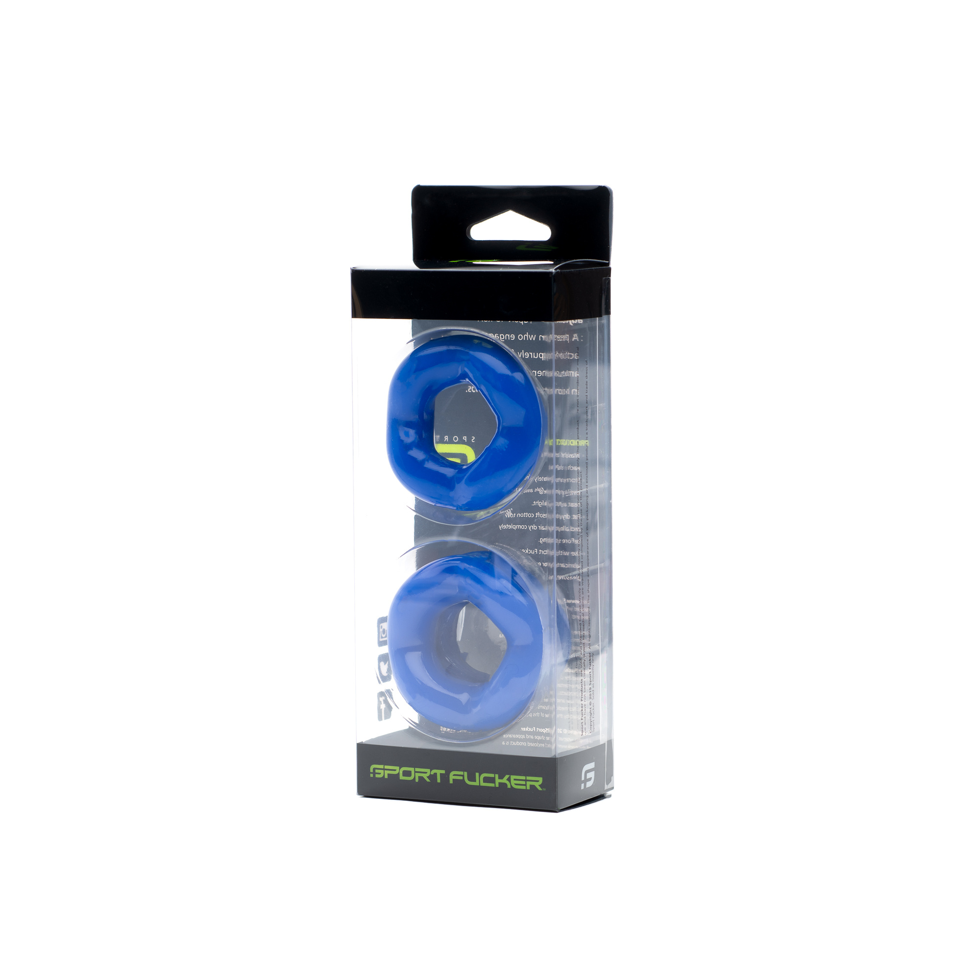 Revolution Ring Combo Set Blauw – Cockring & Ballstretcher</assistant