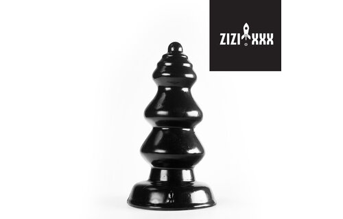 ZiZi Chikubi Schwarz 12 cm – Geriffelter Analplug Expert