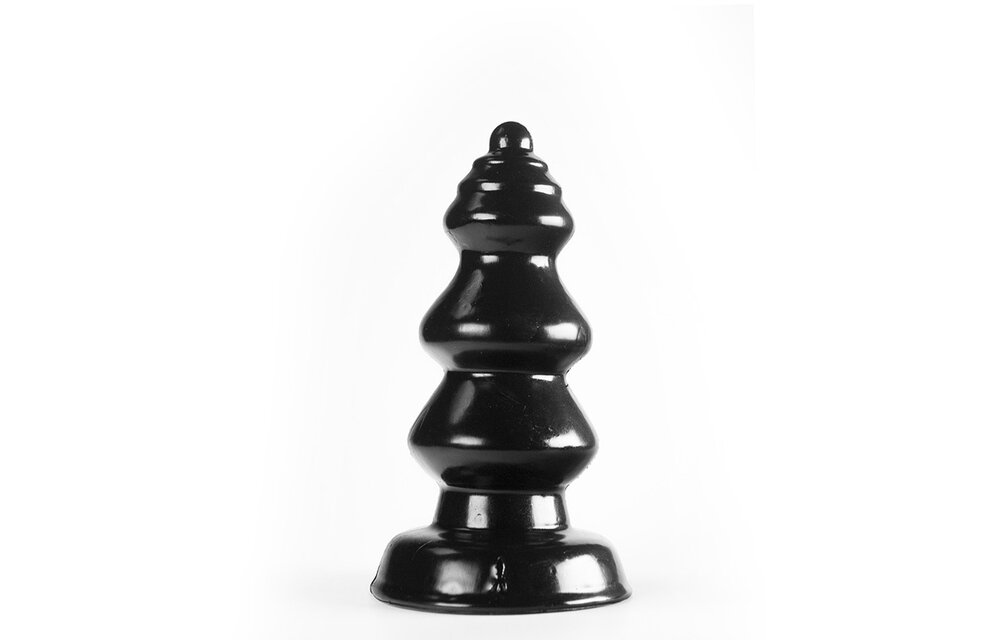 ZiZi Chikubi Schwarz 12 cm – Geriffelter Analplug Expert