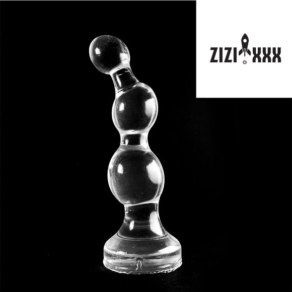 ZiZi Bolls Clear 19 cm – Butt plug with undulating sensation