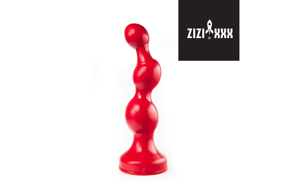 ZiZi Bolls Rood 19 cm – Speelse Buttplug met 3 Bollen
