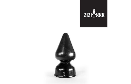 ZiZi Gasmo Zwart 12,5 cm – Compacte Plug met Krachtige Vulling