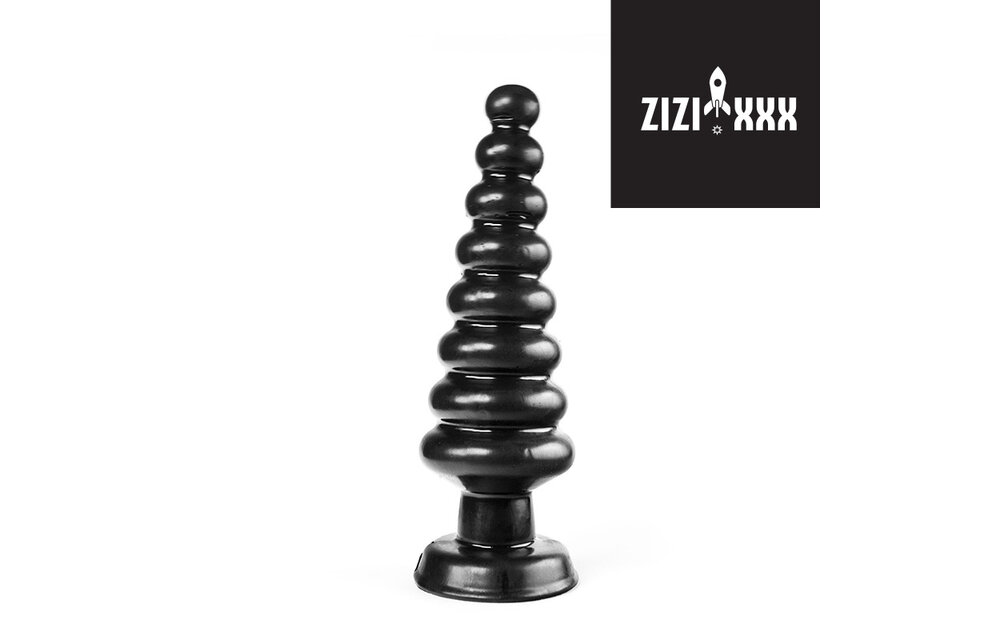 ZiZi Teammate Black 18 cm – Butt plug with 8 settings & suction cup