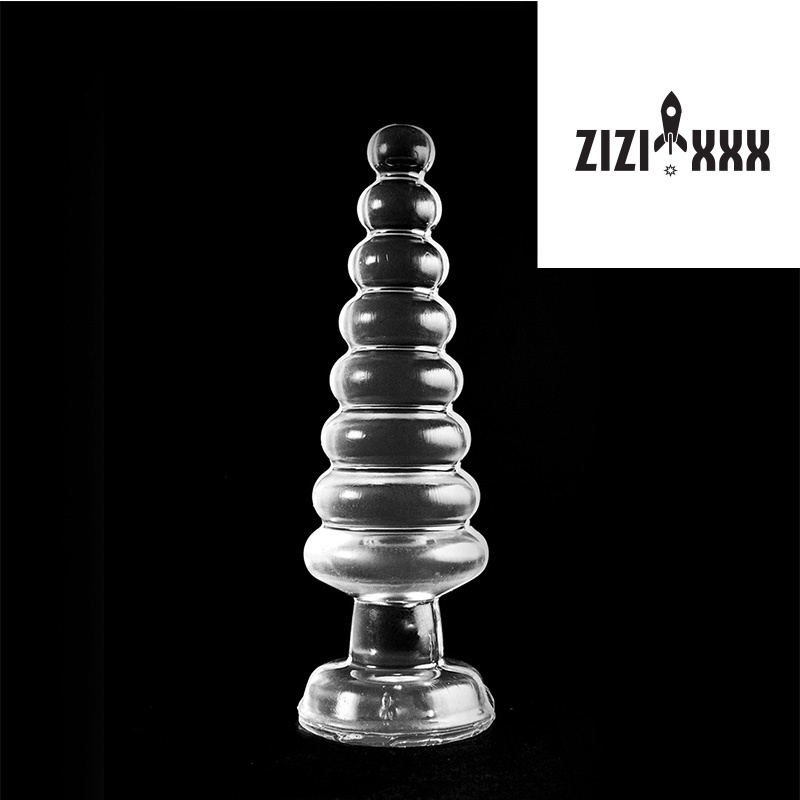 ZiZi Teammate Clear 20 cm – Buttplug mit Saugnapf und 8 Stufen