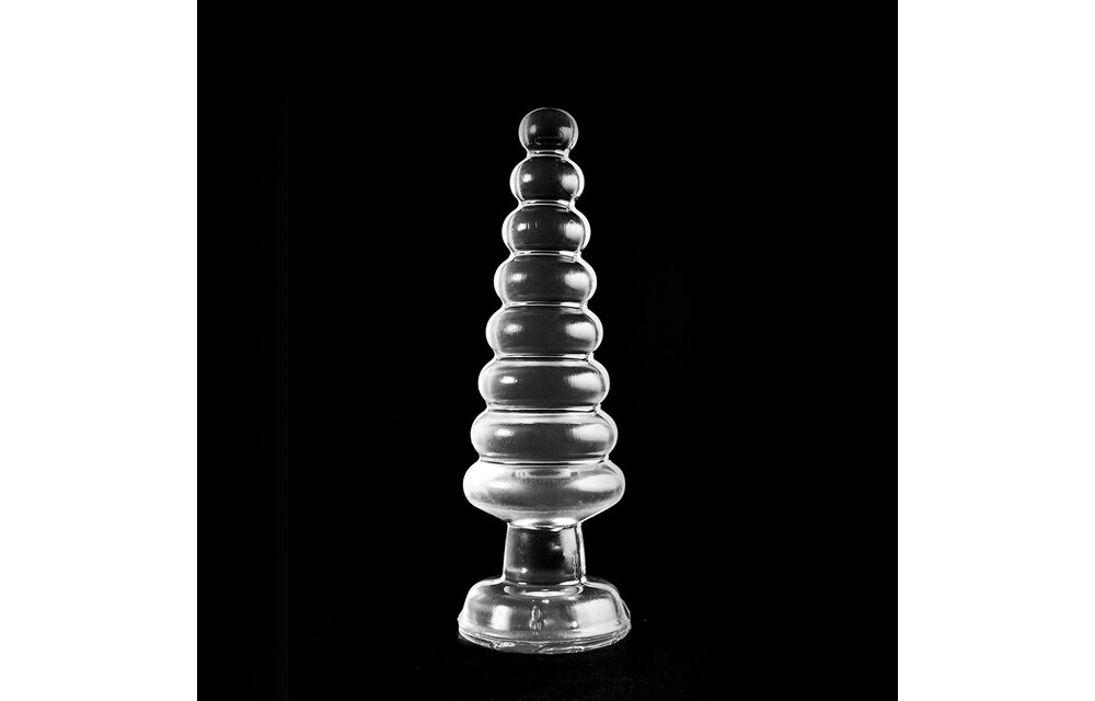 ZiZi Teammate Clear 20 cm – Buttplug mit Saugnapf und 8 Stufen