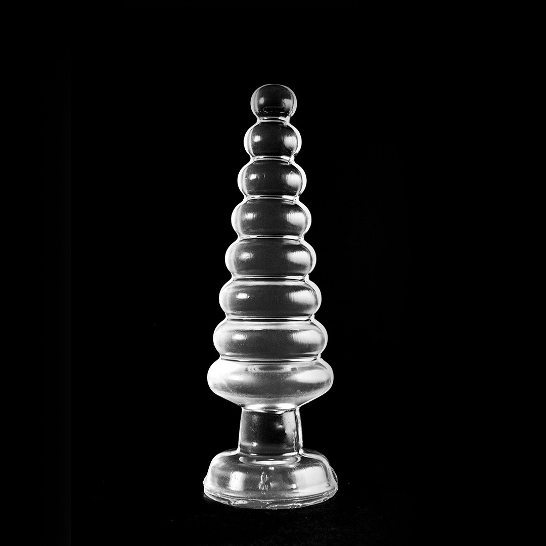 ZiZi Teammate Clear 20 cm – Butt plug with suction cup & 8 settings
