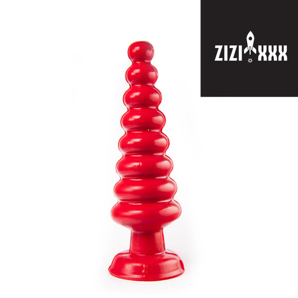 ZiZi Teammate Rot Buttplug 20 cm – 8 Verdickungen & Saugnapf