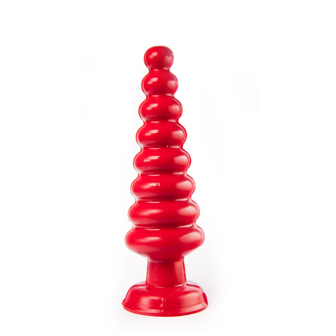 ZiZi Teammate Rot Buttplug 20 cm – 8 Verdickungen & Saugnapf