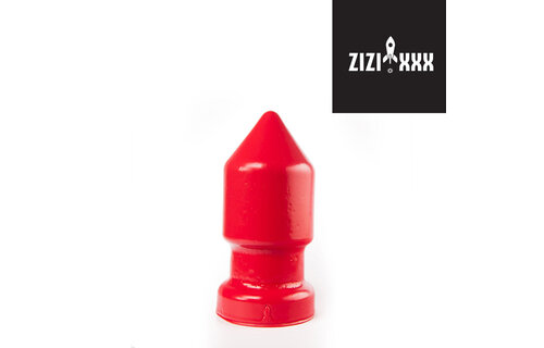ZiZi Frotsju Rood 13 cm - Krachtige TPR Plug Stimulatie