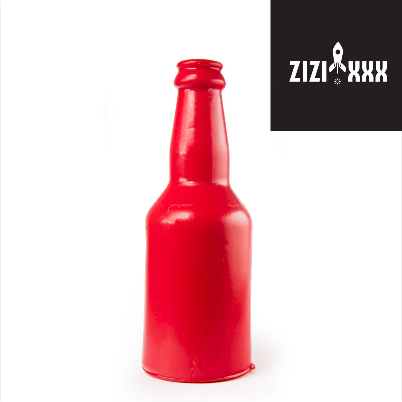 Zizi Bottle Rot 19 cm – Flexibler Analplug aus TPR