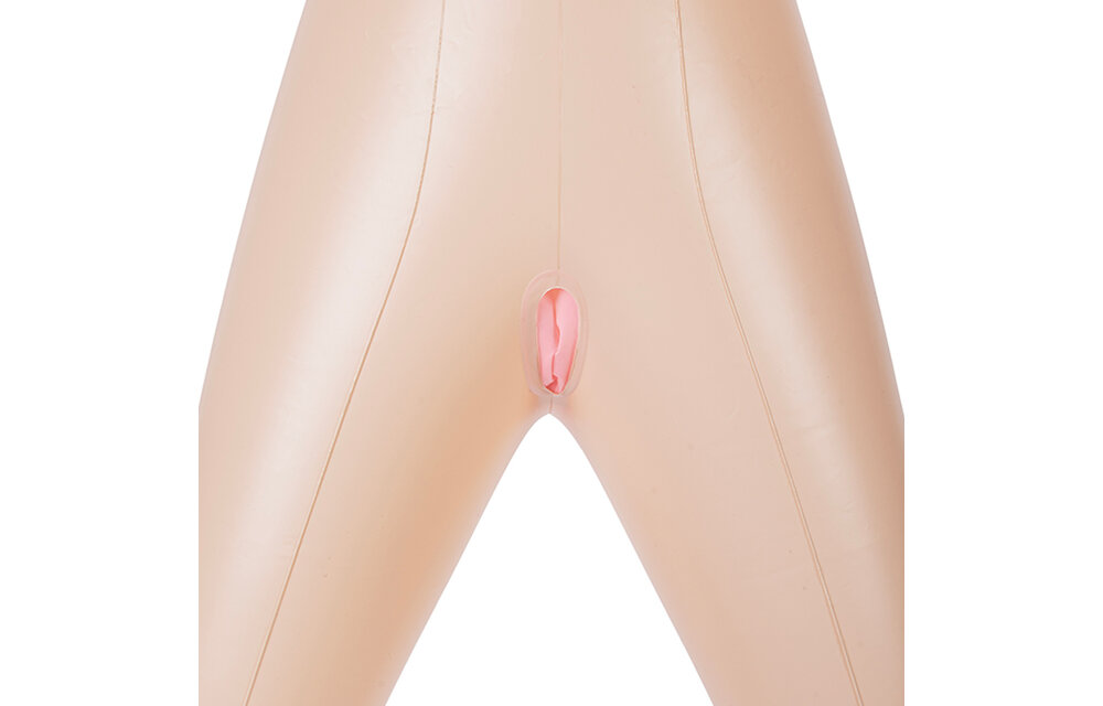 Girls Crush 1SFA Opblaaspop 1,54m met 3D Kapsel & Openingen