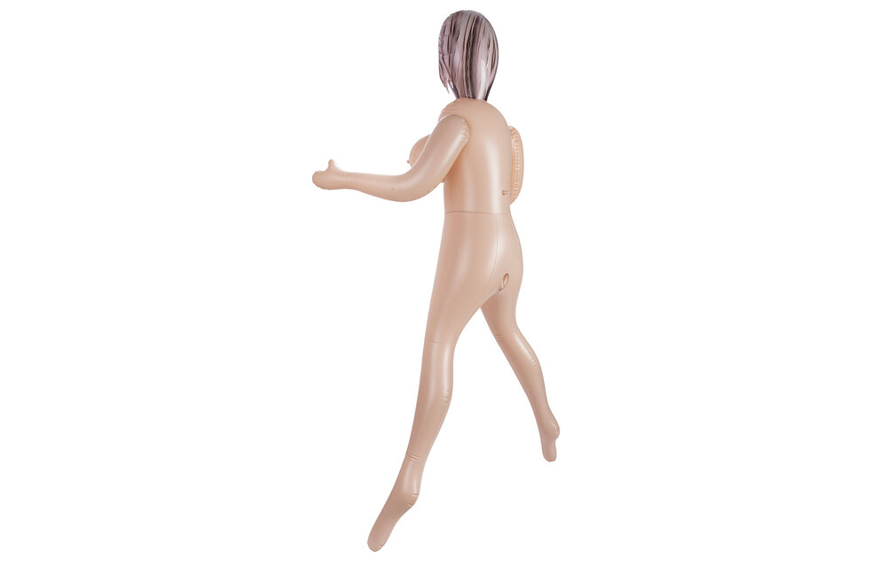 Girls Crush 1SFA Opblaaspop 1,54m met 3D Kapsel & Openingen