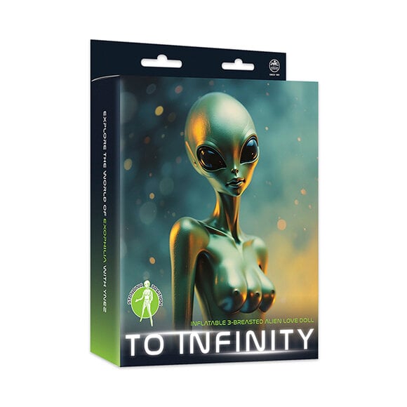 To Infinity 35SFA – Unique Standing Figure in Green PVC
