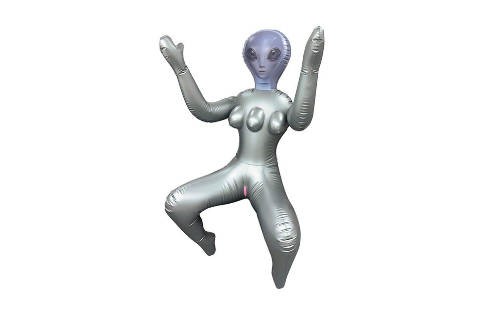 To Infinity 40SFA – Zilveren Futuristische PVC Figuur 1,53m