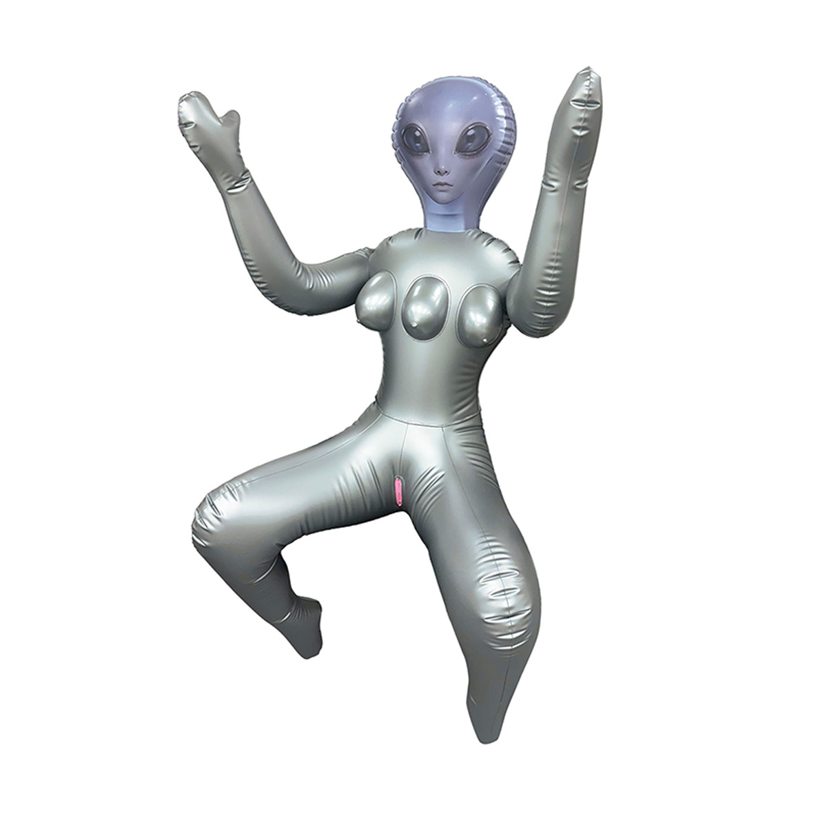 To Infinity 40SFA – Silberne futuristische PVC-Figur 1,53 m