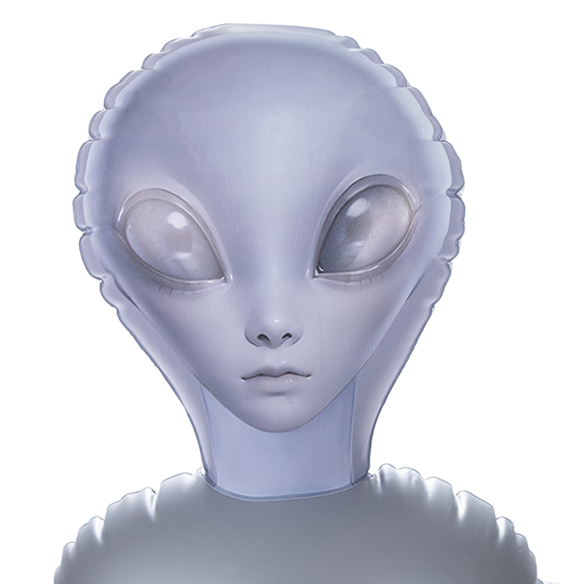 To Infinity 40SFA – Silver Futuristic PVC Figure 1.53 m