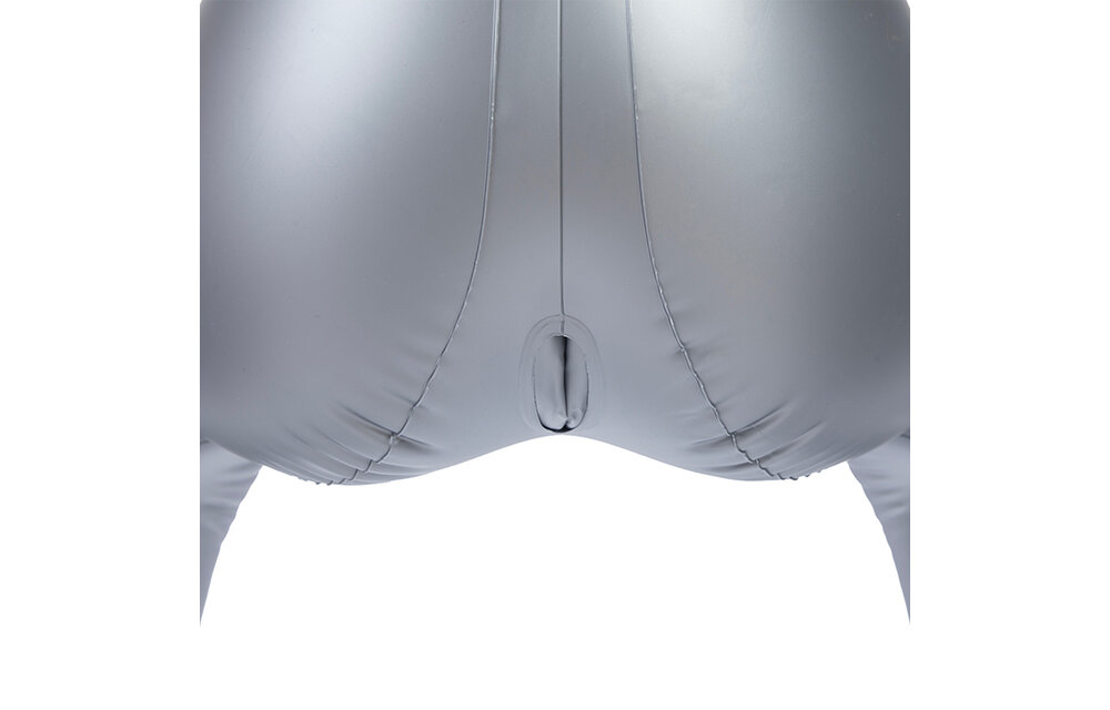 To Infinity 40SFA – Silver Futuristic PVC Figure 1.53 m