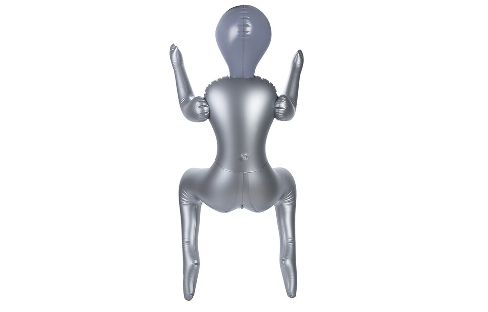 To Infinity 40SFA – Zilveren Futuristische PVC Figuur 1,53m