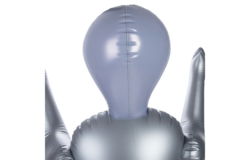 To Infinity 40SFA – Silberne futuristische PVC-Figur 1,53 m