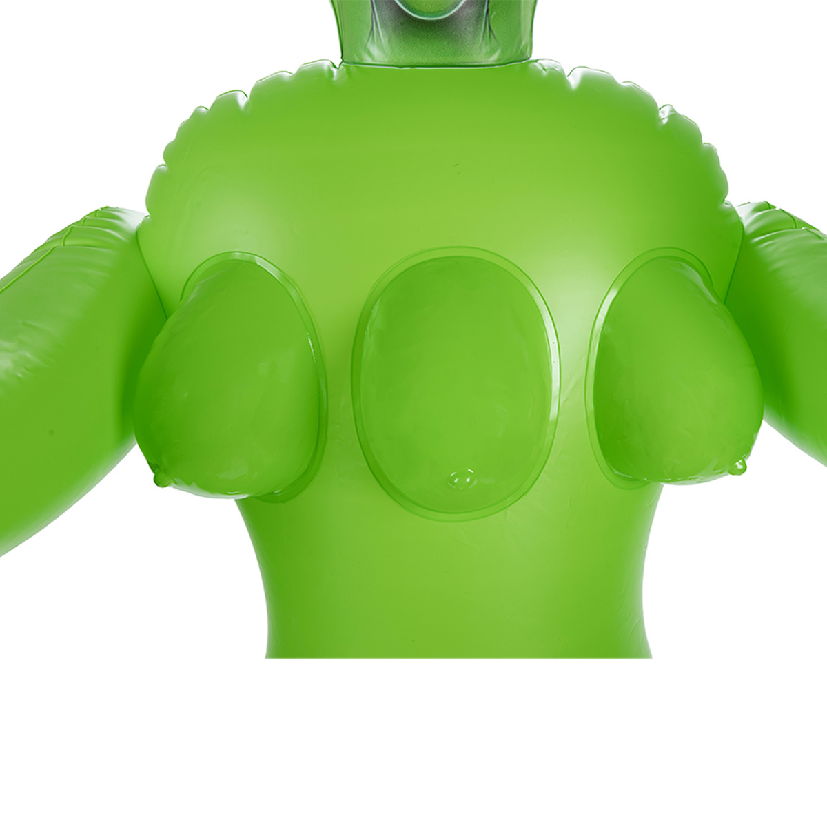 To Infinity 41SFA – Groene PVC Sculptuur met Dynamische Pose