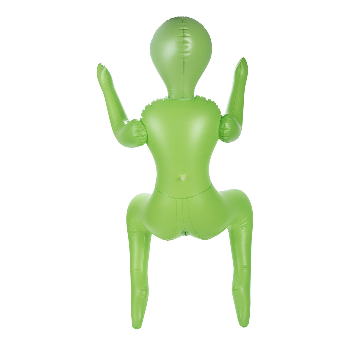 To Infinity 41SFA – Green PVC Sculpture with Dynamic Pose