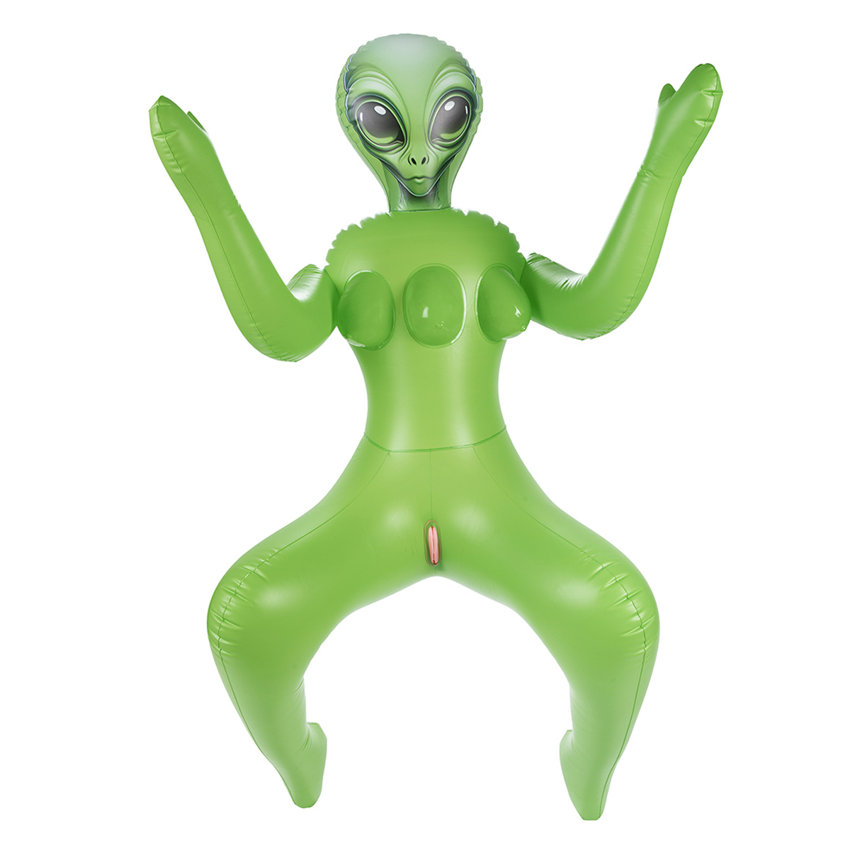 To Infinity 41SFA – Green PVC Sculpture with Dynamic Pose