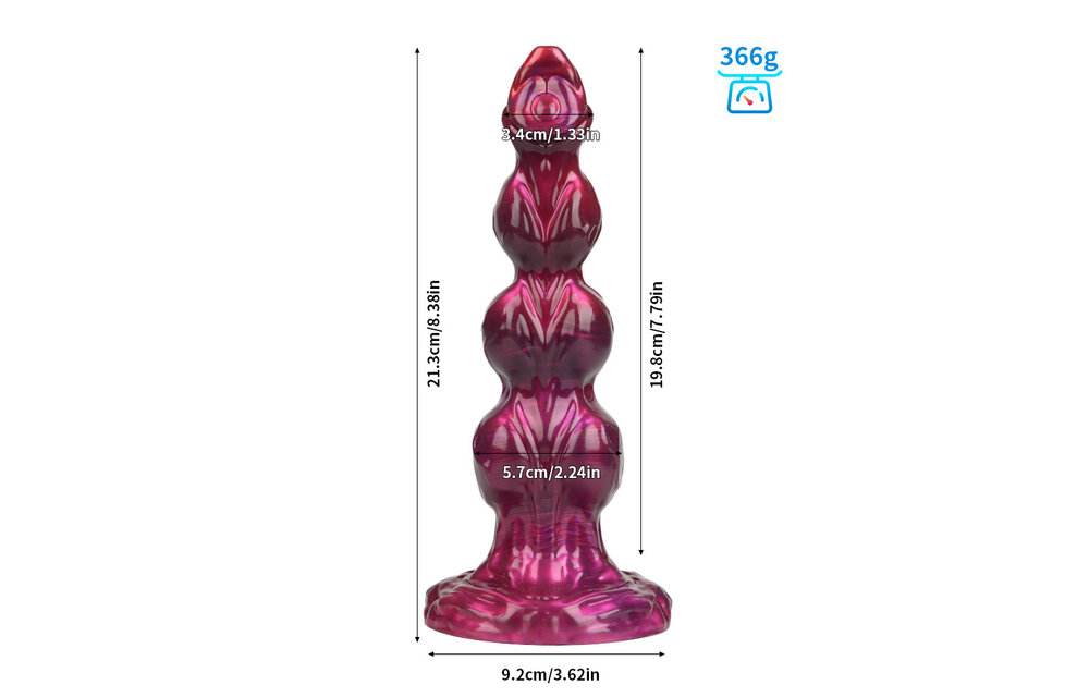 Galactic Quadra Pulse Dildo 21.3 cm – Kosmisch Genot L