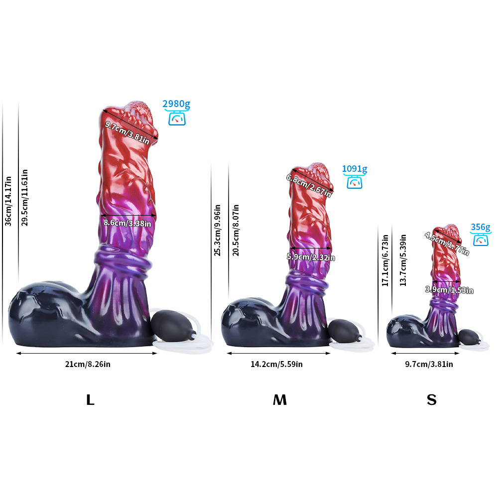 Meteor Magnum Squirting Dildo 23.5 cm - Galactisch Genot XL