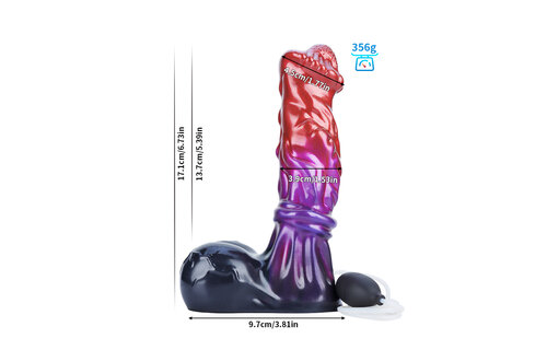 Meteor Magnum Squirting Dildo 17.1 cm - Galactisch Genot L