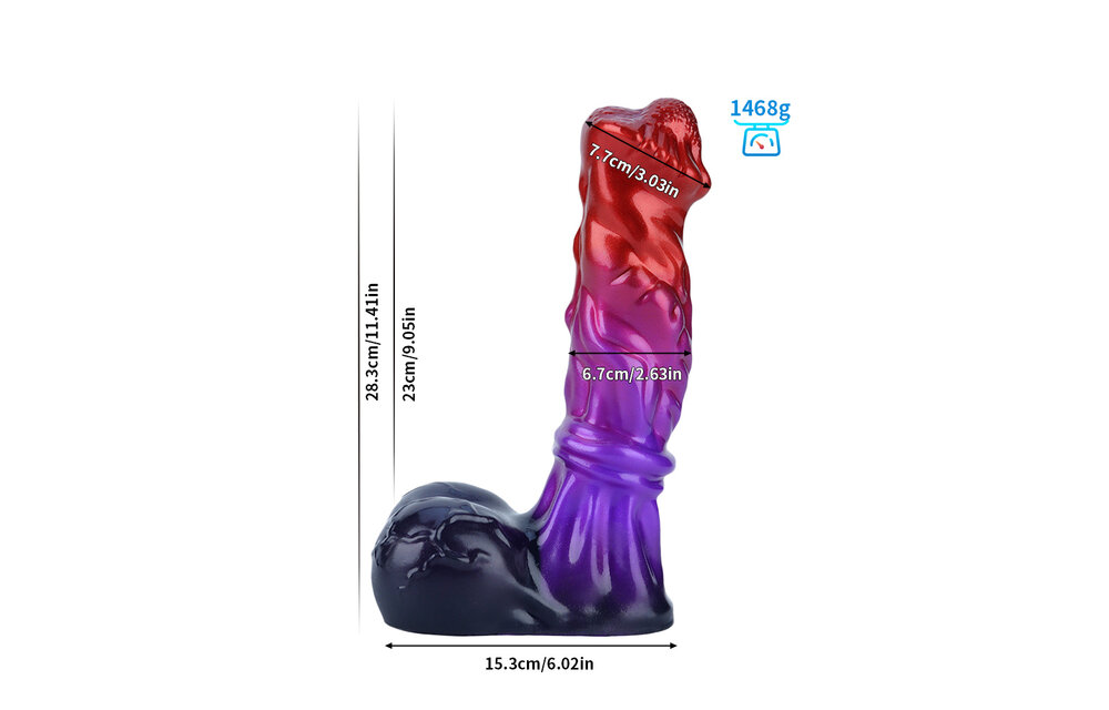 Meteor Magnum Dildo 28.3 cm - Galactisch Genot XL