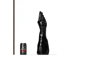 All Black Steroid Fisting Dildo Backstroke - 44 cm