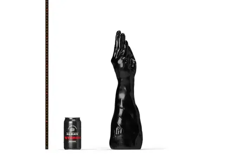All Black Steroid Fisting Dildo Backstroke - 44 cm