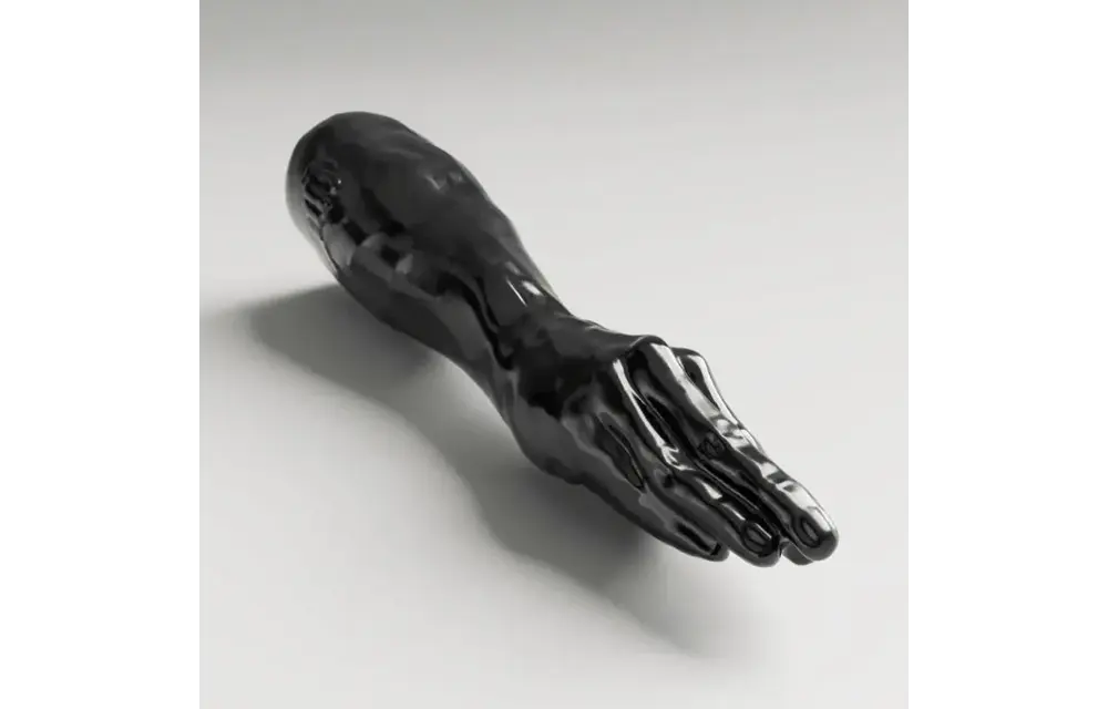 All Black Steroid Fisting Dildo Backstroke - 44 cm