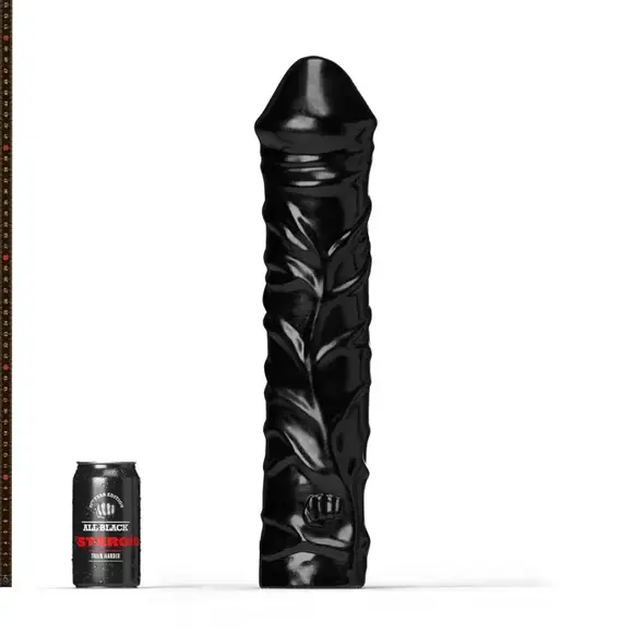 All Black Steroid Dildo The Home Stretch - 50cm