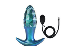 Celestial Diamond Aufblasbarer Buttplug 11,5 cm – Kosmisches Vergnügen