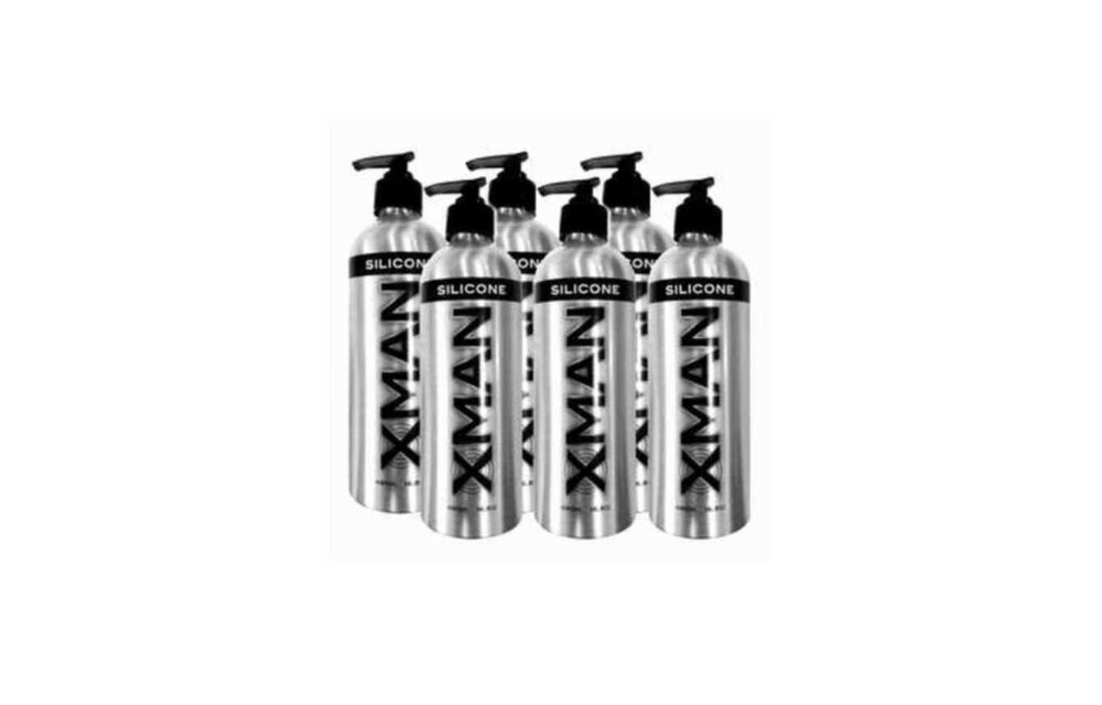 Xman Silikon-Gleitmittel 490 ml (6 Aluminiumflaschen)