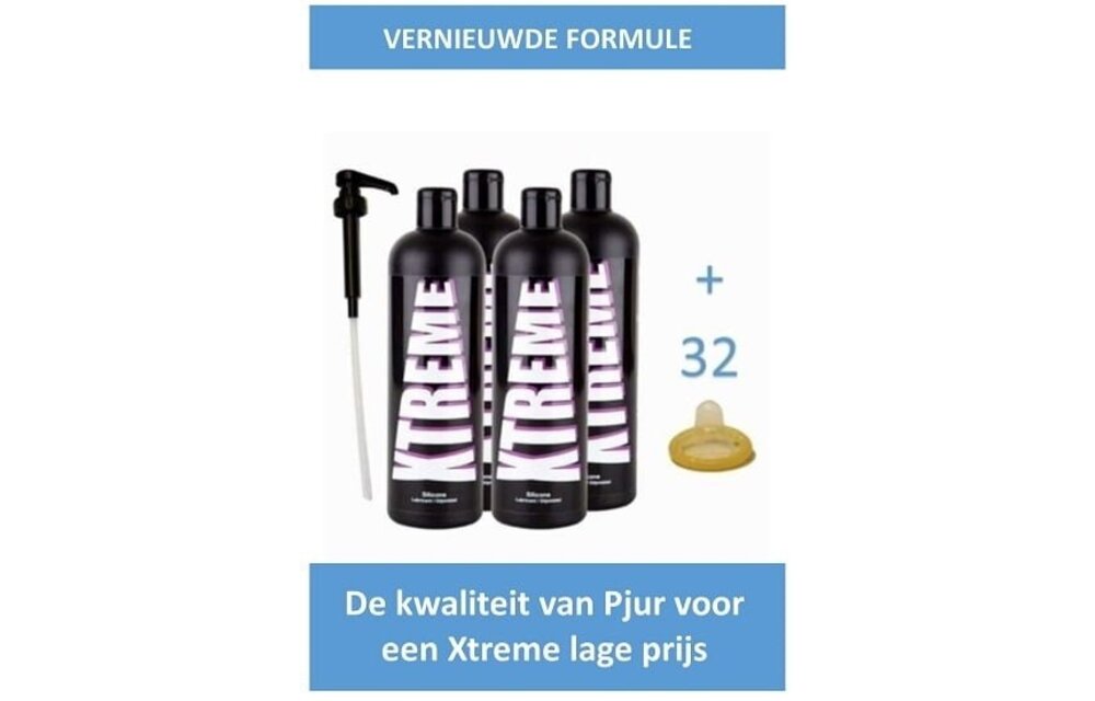 Xtreme Premium silicone lubricant 500 ml (4 bottles)