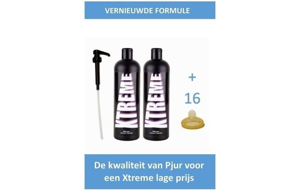 Xtreme Premium Silicone Lubricant 500 ml (2 bottles)