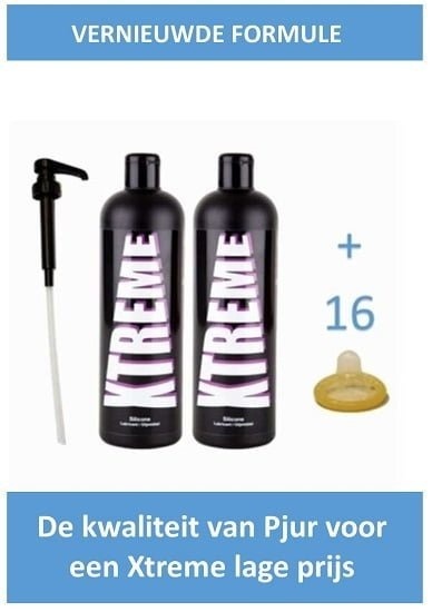 Xtreme Premium Silikon-Gleitmittel 500 ml (2 Flaschen)