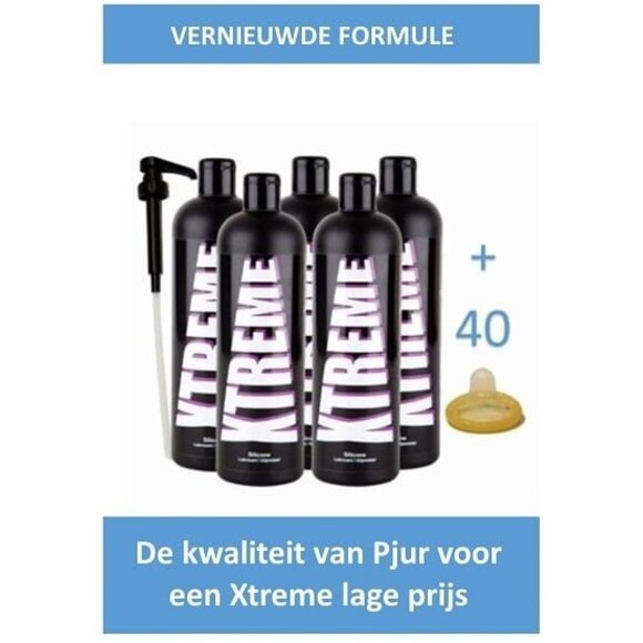 Xtreme Premium Silicone Lubricant 500 ml (5 bottles)