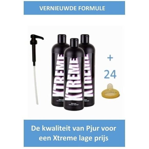 Xtreme Premium Silicone Lubricant 500 ml (3 bottles)